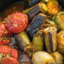 Dolma, the Armenian meal in a vegetable