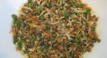 Lentil and Brown Rice Salad with Cumin Dressing