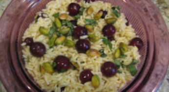 Grape-Orzo-Pistachio Salad
